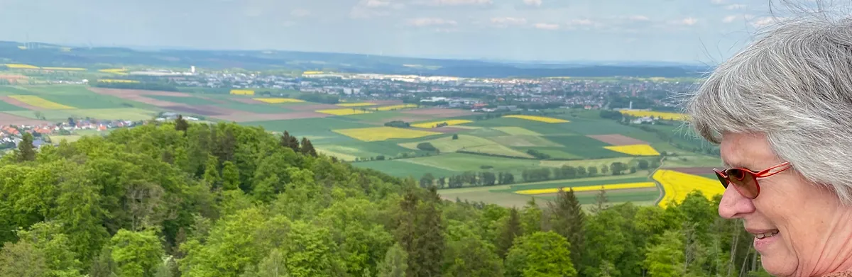 Uitzicht vanuit de locatie in Goldhausen